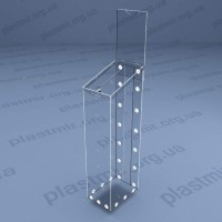 Коробка для пожертвований с местом под информацию
